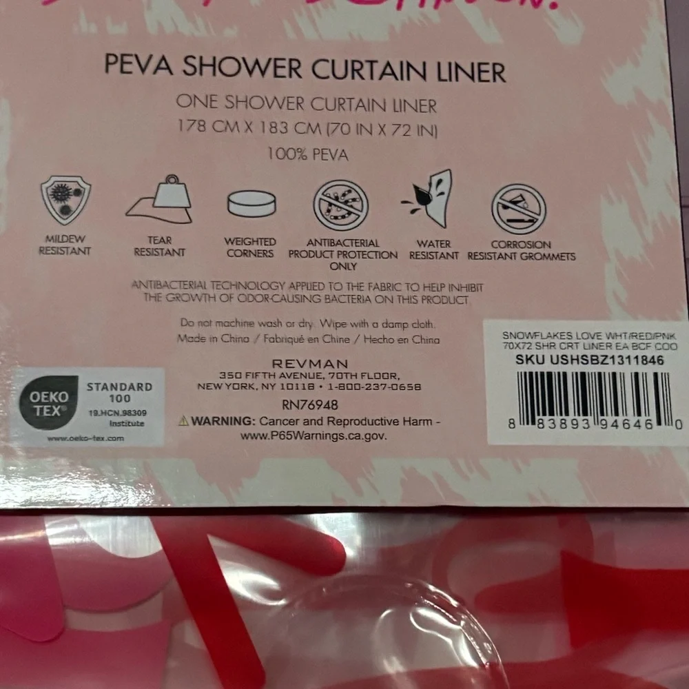 Peva Shower Liner